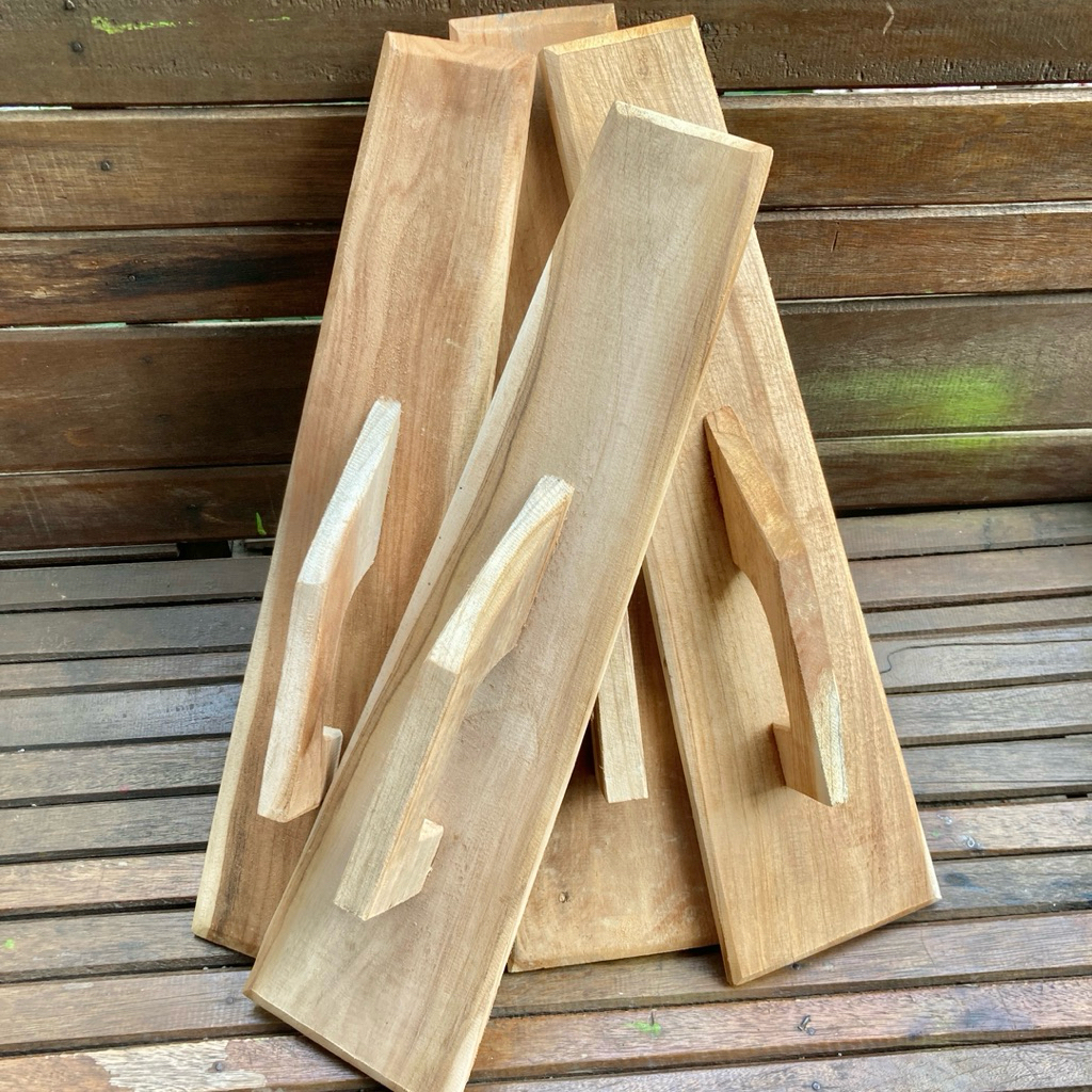 Raskam Kayu Jati Panjang 50cm