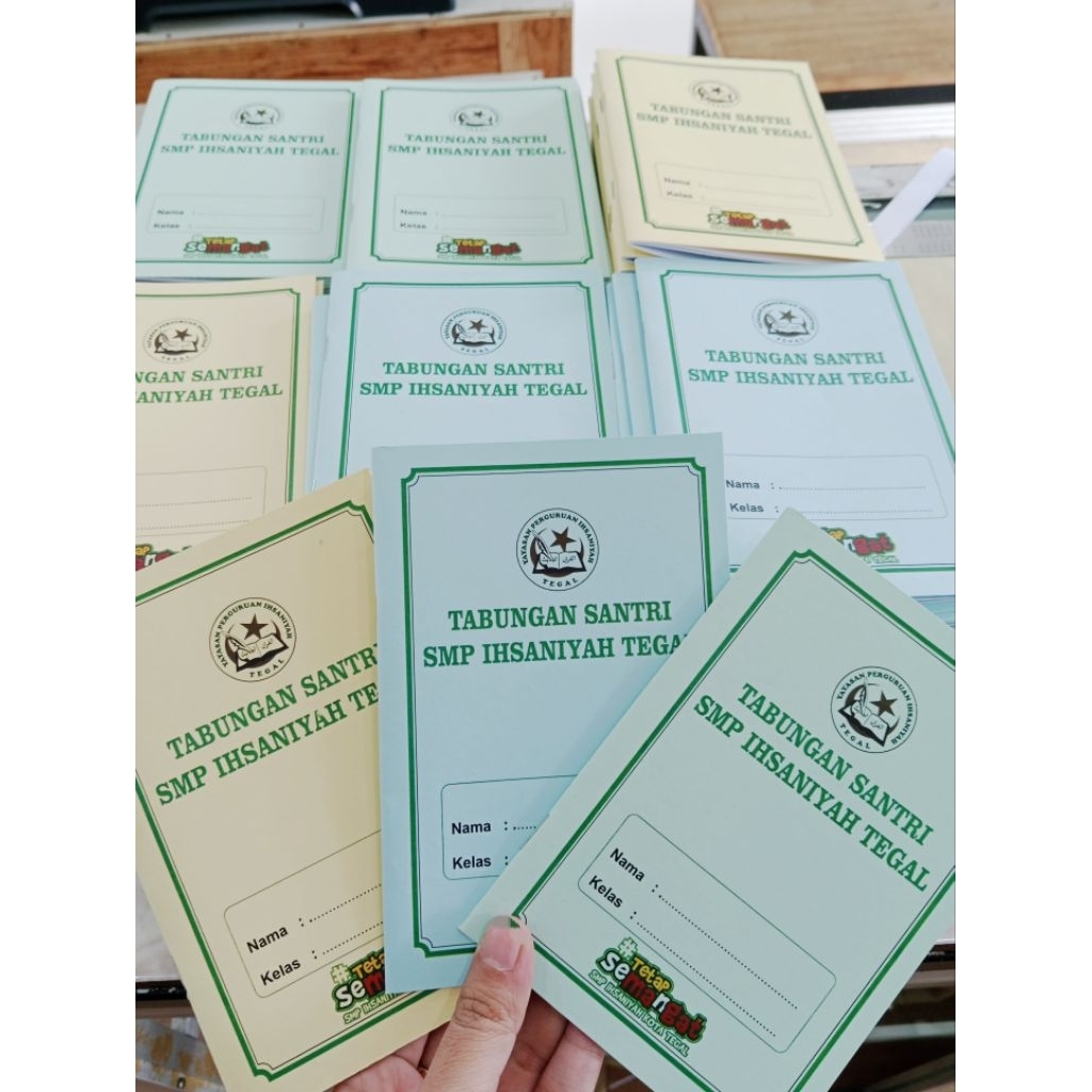 

Buku Tabungan Custom ISI 20 HALAMAN UNTUK Tabungan Lebaran / sekolah anak Paud Tk SD lembaga dll