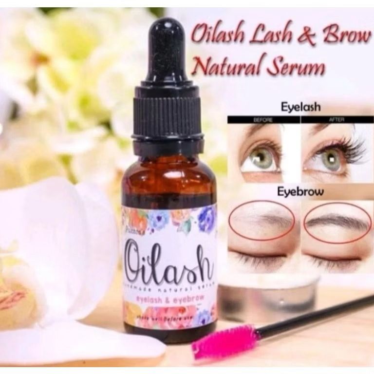 [ FREE KUAS ] - Oilash Serum Bulu Mata Dan Alis / Penumbuh Alis Paling Ampuh