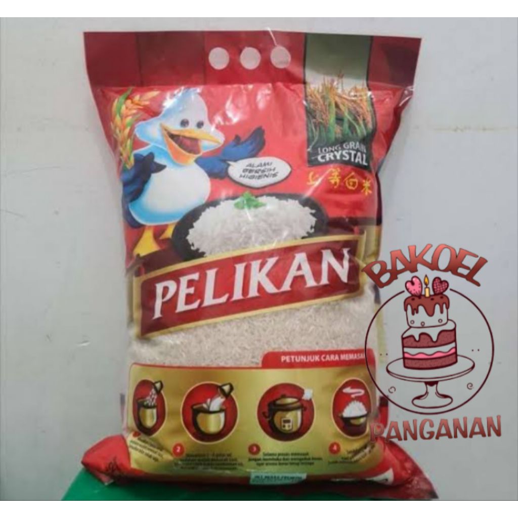 

BERAS 5KG MERK PELIKAN BERAS PREMIUM
