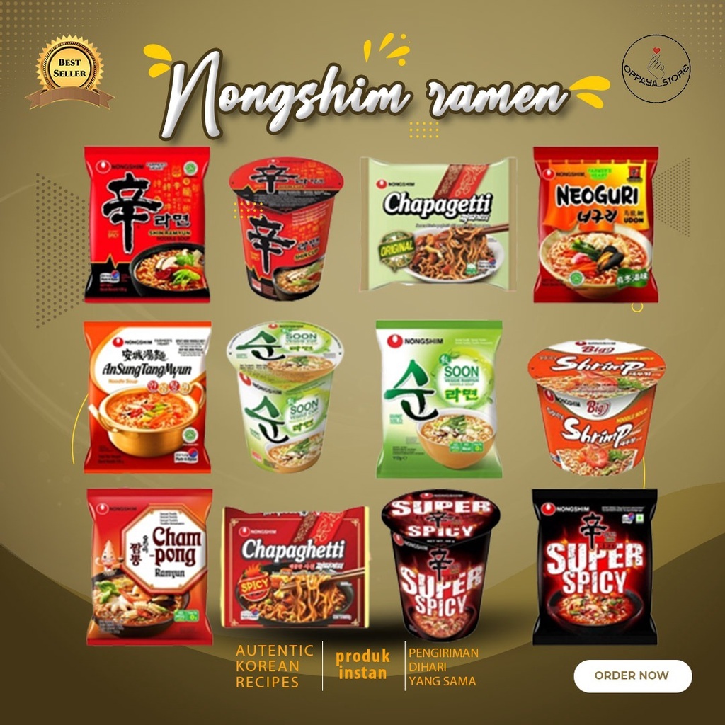

[oddsolshop] pekanbaru/Nongshim Shin Ramyun Varian Rasa