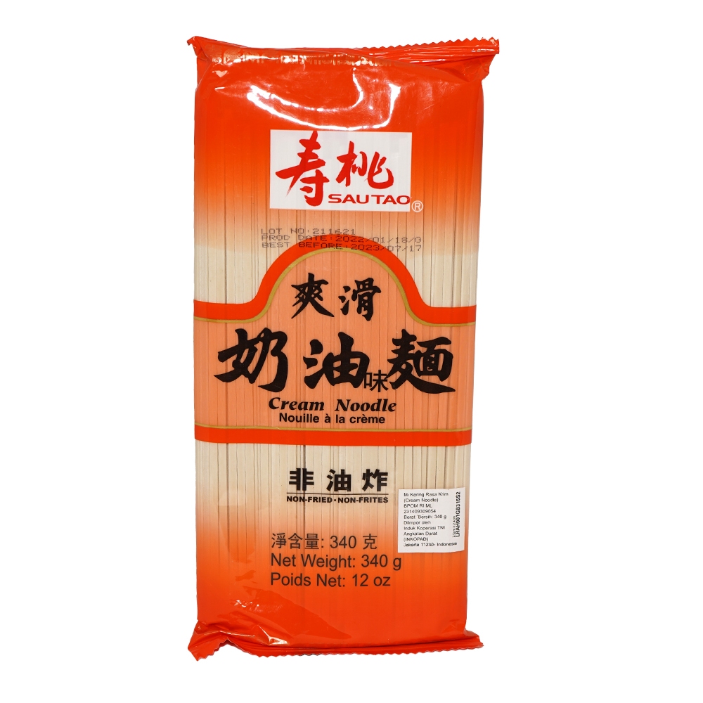 

[oddsolshop] pekanbaru/Sau Tao Cream Noodle 340GR