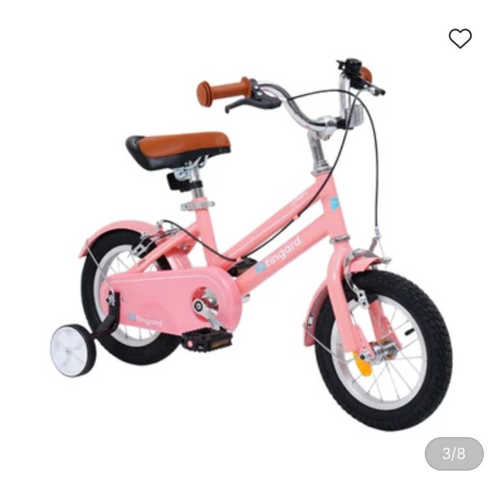 Fingard 12 Inci Archie Sepeda Anak - Pink Pastel