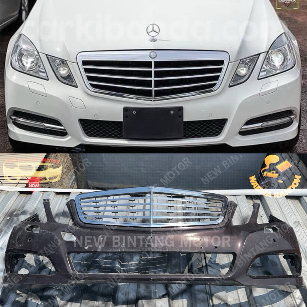 Bumper depan grill mercedes E Class W212 2010 2012 original