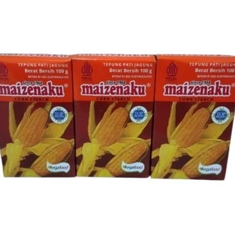 

tepung maizenaku 100 gram dapat 6 pak