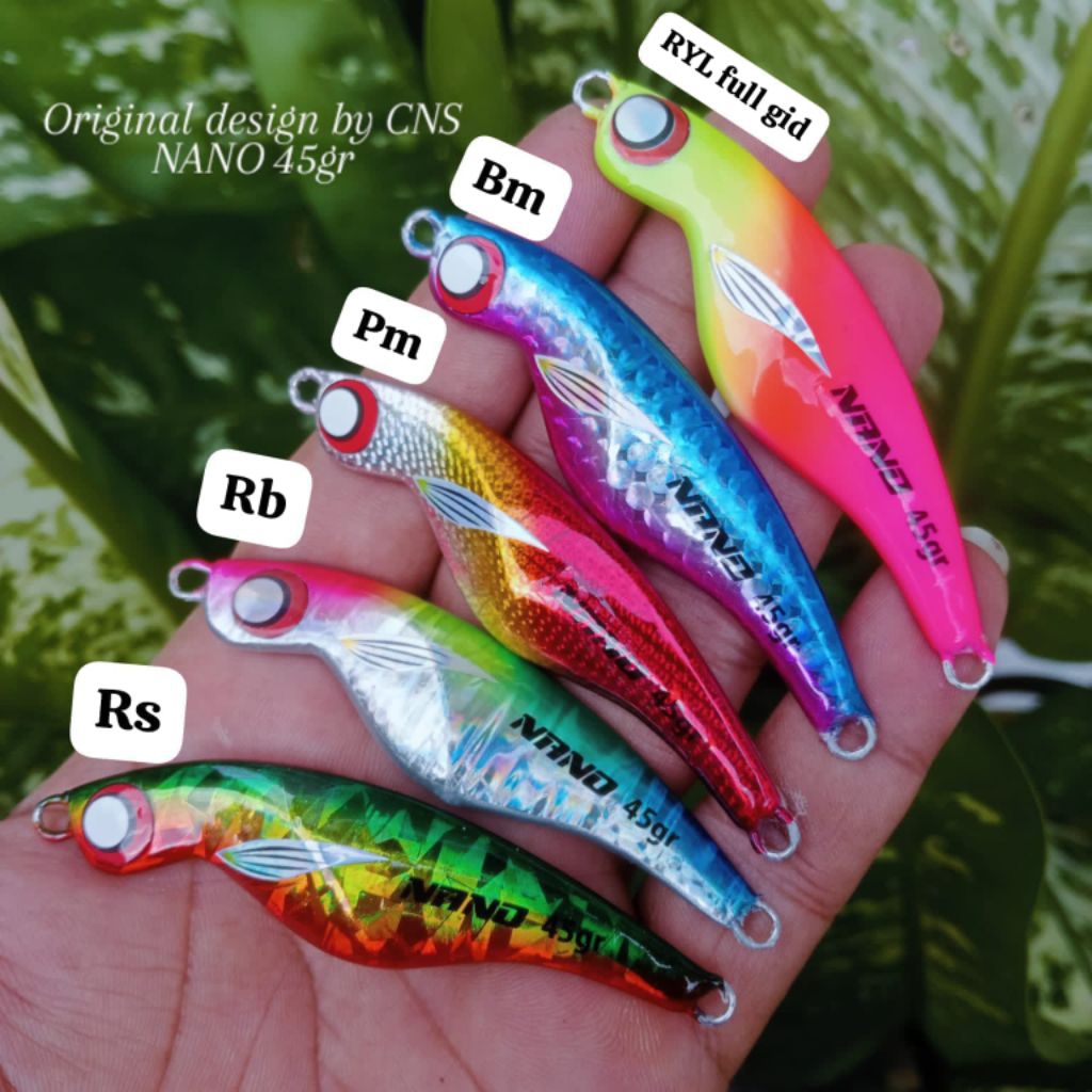 metal jig 45gram umpan mancing laut