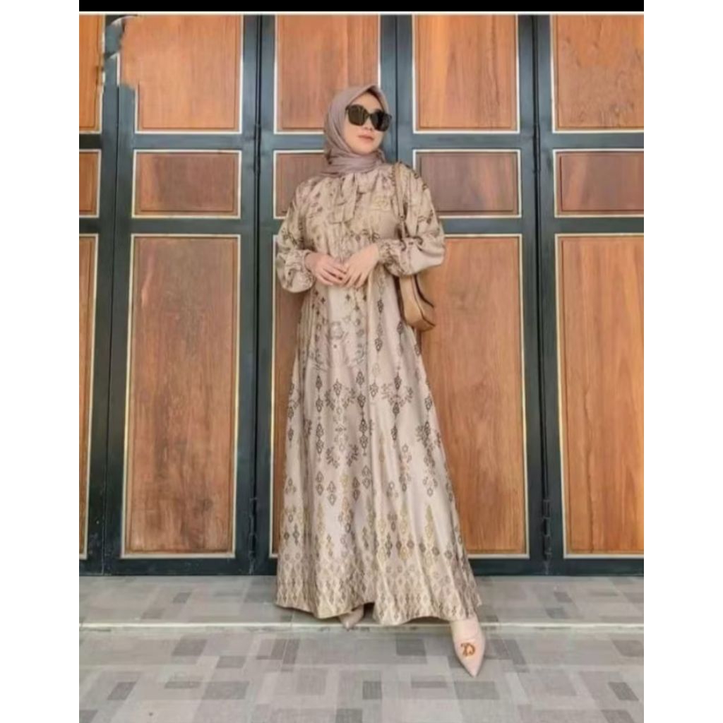 Gamis wanita gamis pesta mewah elegan gamis lebaran