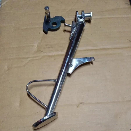 STANDAR SATU JAGRAK SAMPING NINJA FI CHROME SET DUDUKAN DAN BAUT PNP CB GL MP GL100