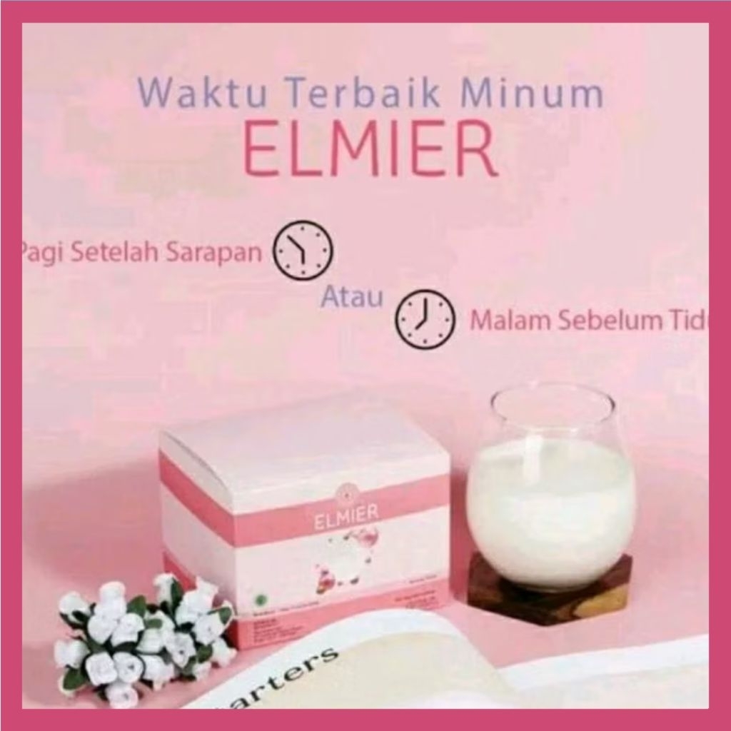 ELMIER COLLAGEN ORIGINAL 100% SUPLEMEN MINUMAN PEMUTIH KULIT