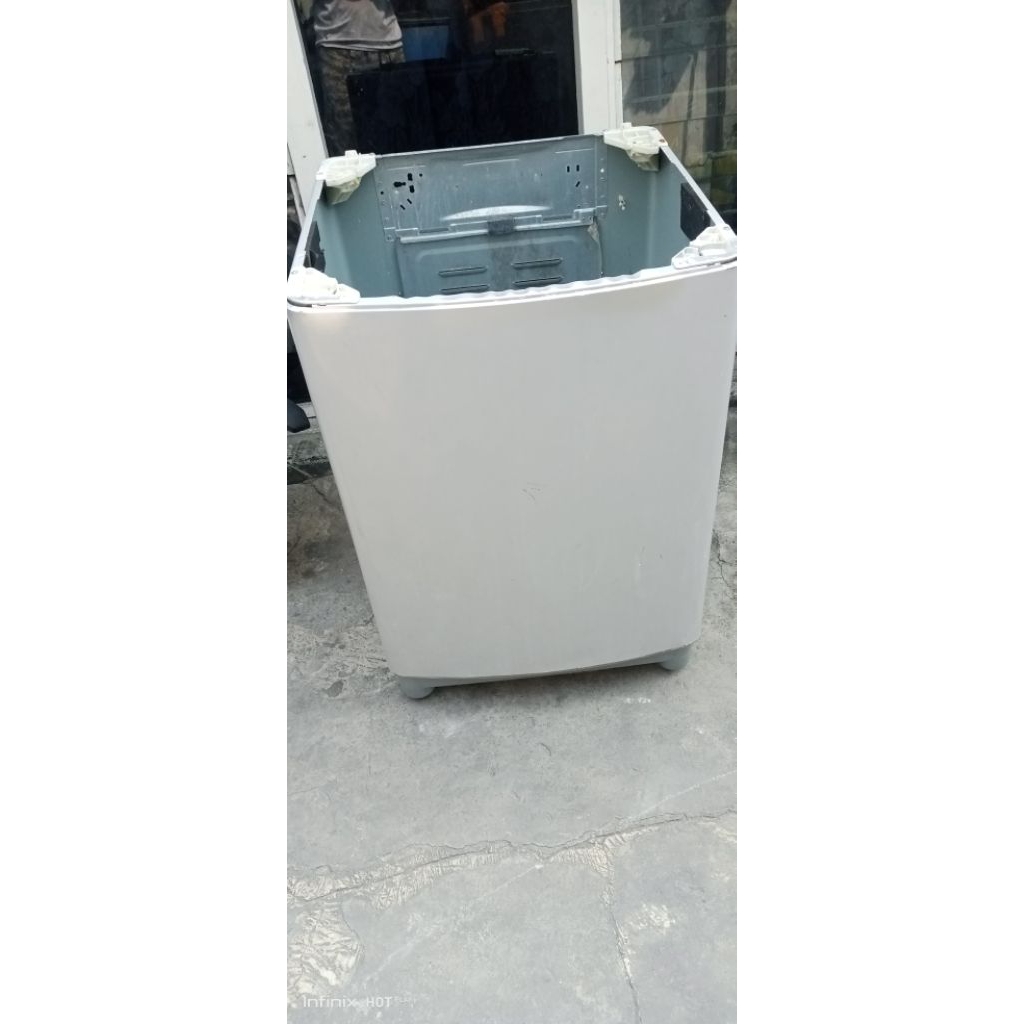 body mesin LG top loading T2350VSAM 10.5 KG
