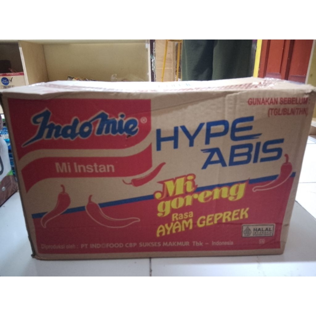 

Indomie goreng hype abiz ayam geprek 1 dus