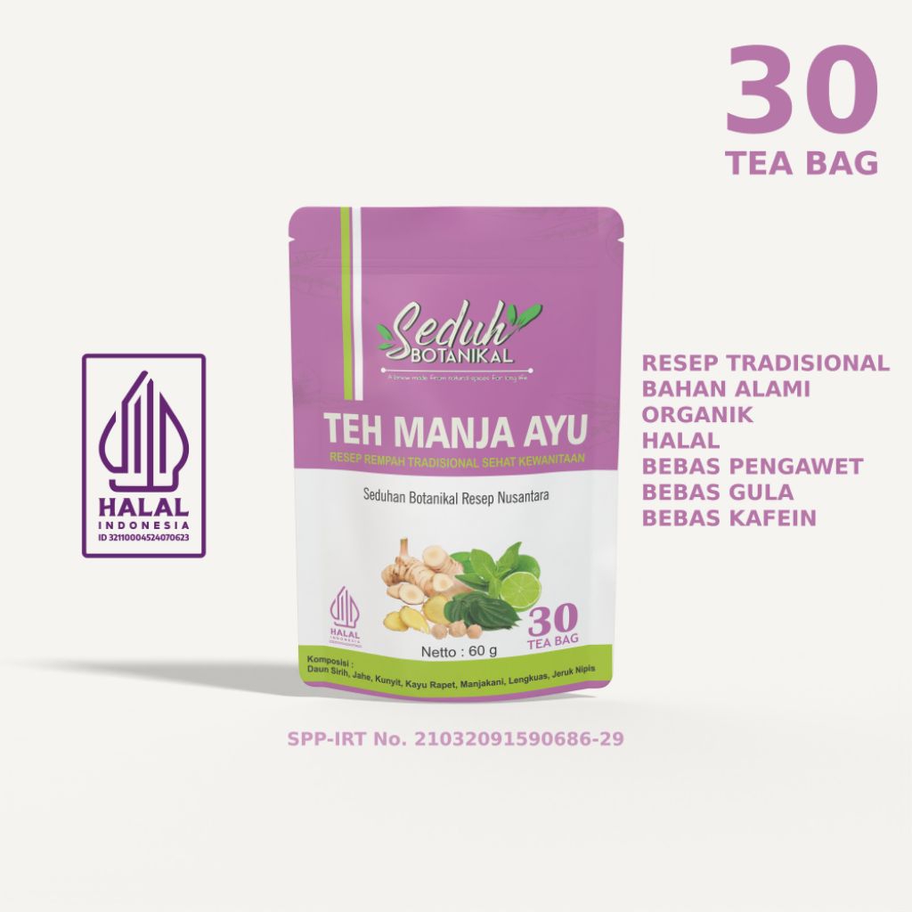 

SEDUH BOTANIKAL | Teh manja ayu | Teh herbal | Teh kesehatan wanita
