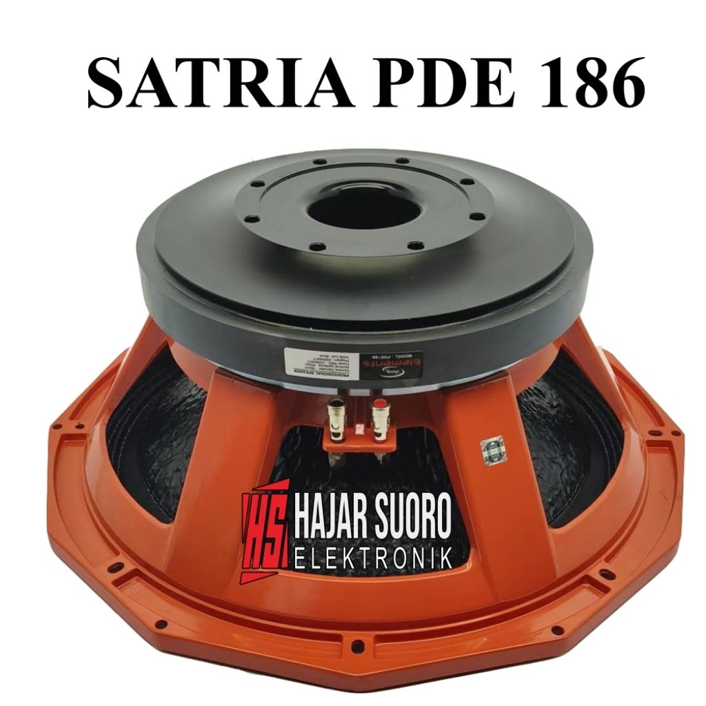 SPEAKER SATRIA 18 INCH PDE 186 COIL 6INCH