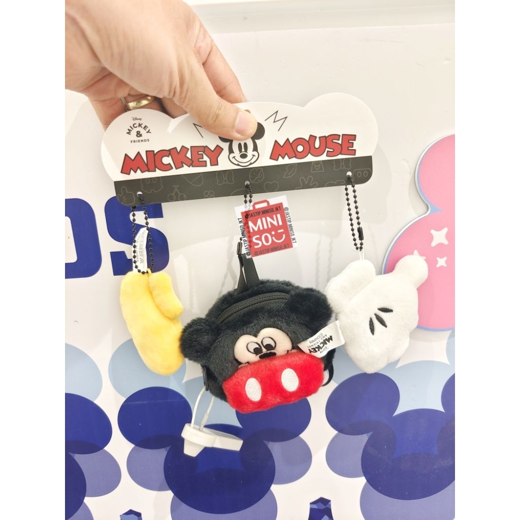 Oh Some 🆕 Hiasan Tas / Gantungan DISNEY MICKEY MOUSE in Real Life (19x15x5cm) 3pcs