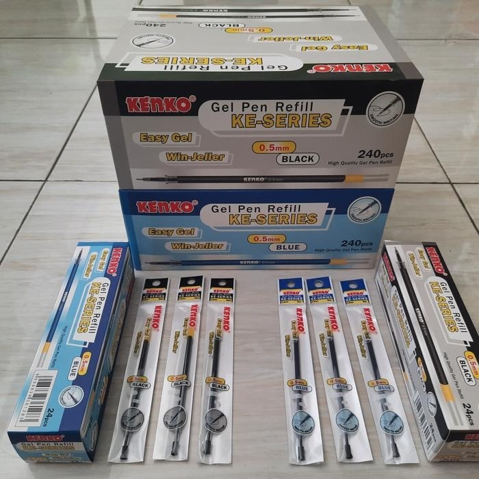 

Kenko Isi Ulang Gel Pen Refill KE-SERIES (Easy Gel & Win-Jeller) | 1 Kotak ( isi 24 pcs)