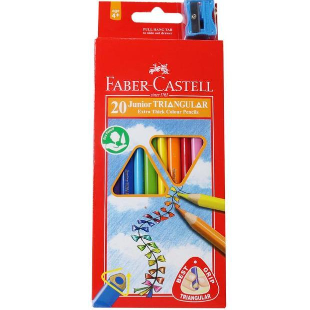 

FABER CASTELL PENSIL 10 WARNA TRIANGULAR 116538