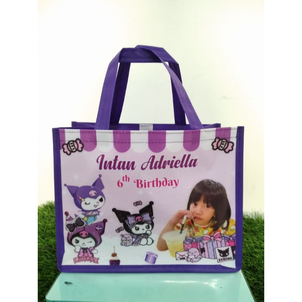 

[ 25x5x15 ] tas souvenir costum/tas ultah anak/custom tas ultah/goodiebag/hampers custom desain