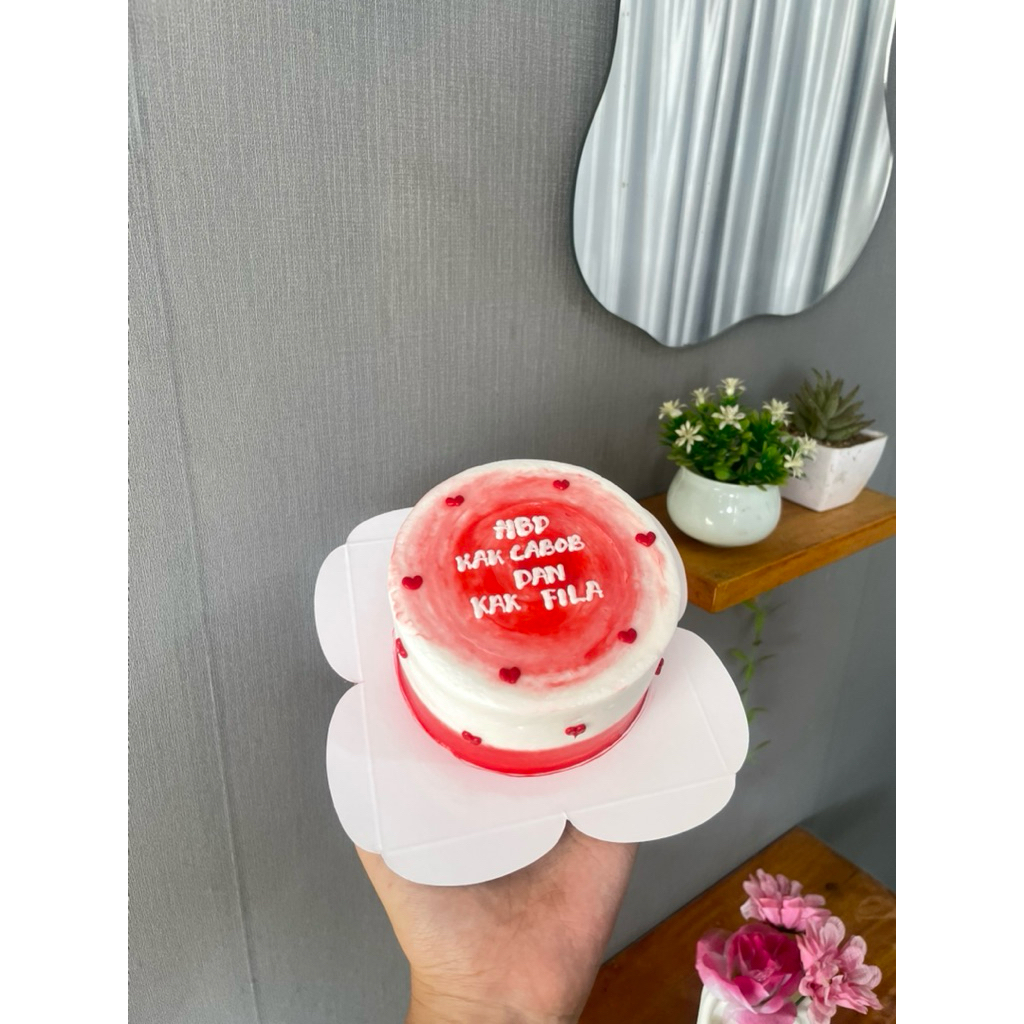 

d9cm bento cake || korean cake || birthday cake makassar