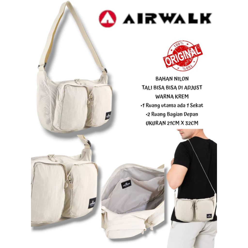 (GITA BRANDED) TAS WAISTBAG & SLING BAG AIRWALK