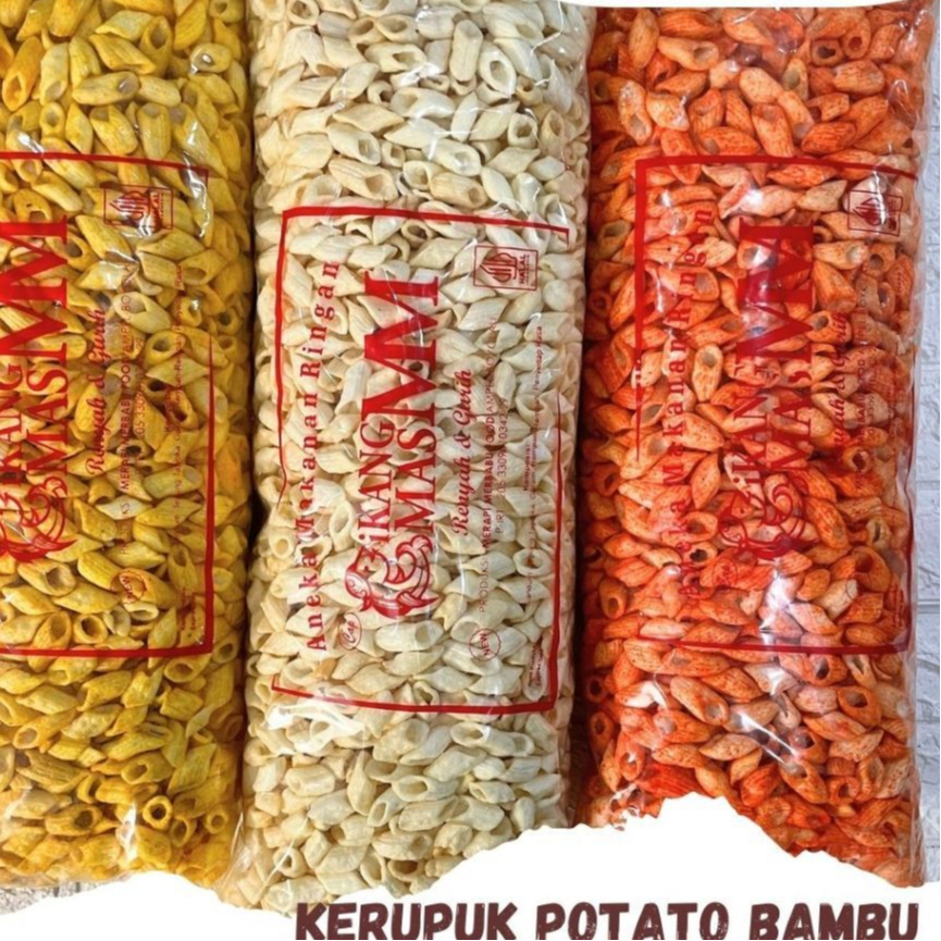 

1bal kerupuk potato mini/ kerupuk potato buncis/ kerupuk potato bambu 1bal/kerupuk potato mini 3rasa