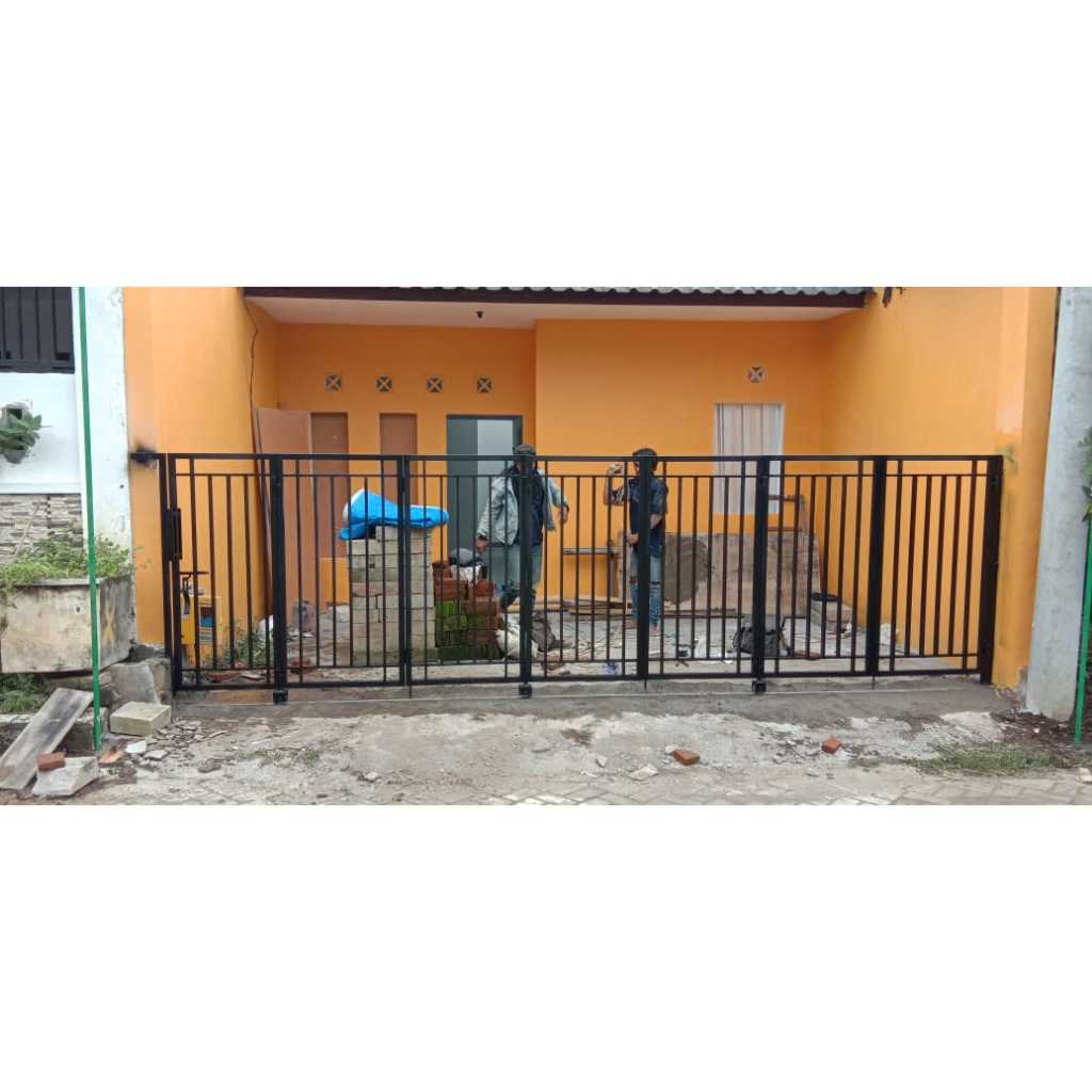 Pagar Minimalis Besi Hollow Modern Harga Terbaik per Meter