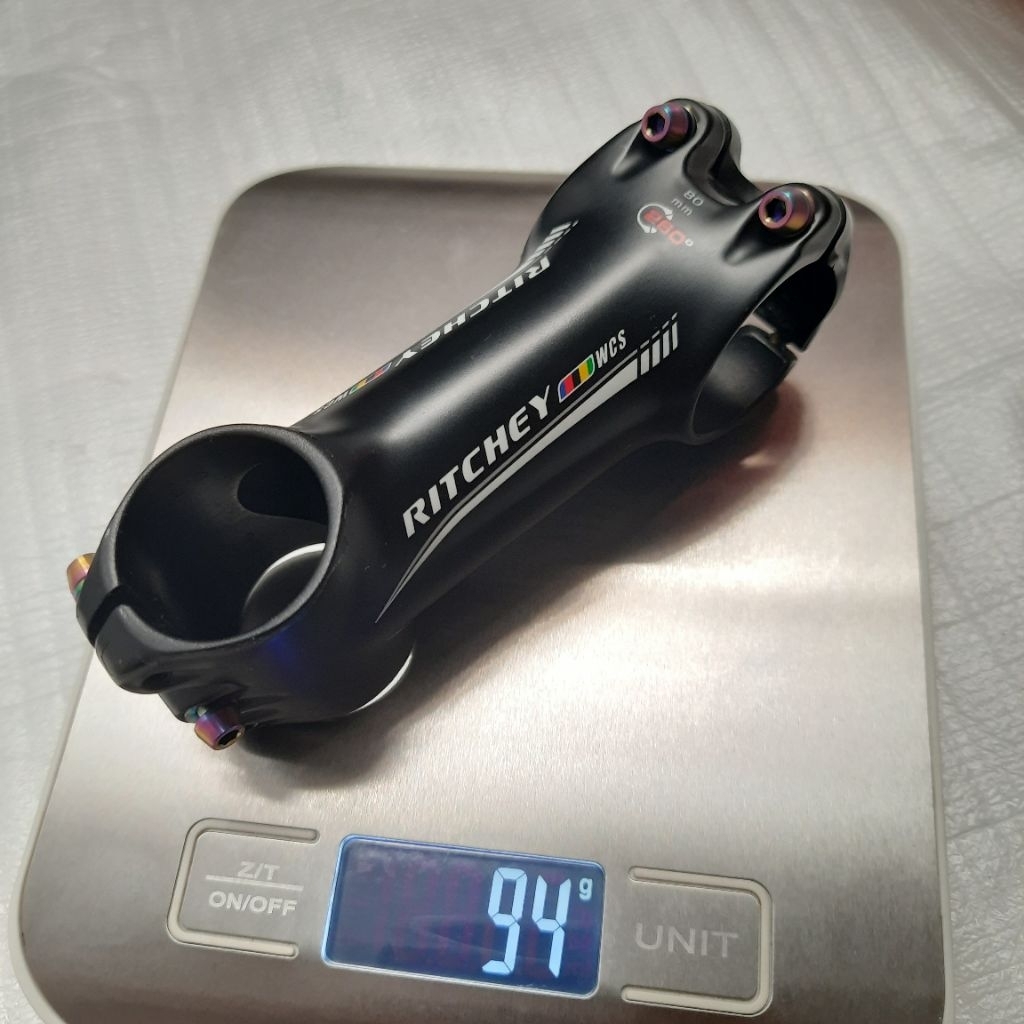 Stem Ritchey WCS C260 80mm Length 6 Degree Angle Alloy With New Titanium Bolt - Stem Ritchey WCS C26