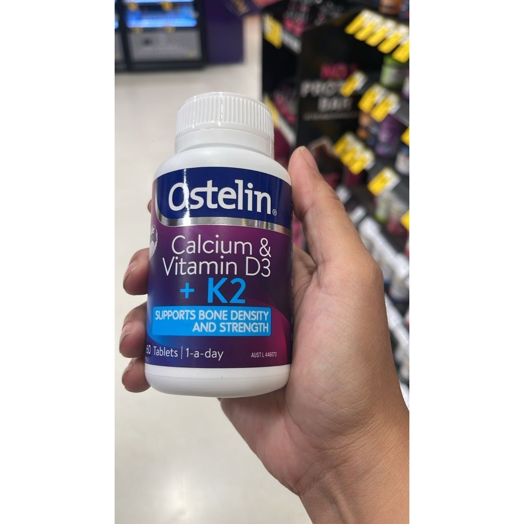 Ostelin Calcium Vitamin D3 K2 60 tablets Halal Certified