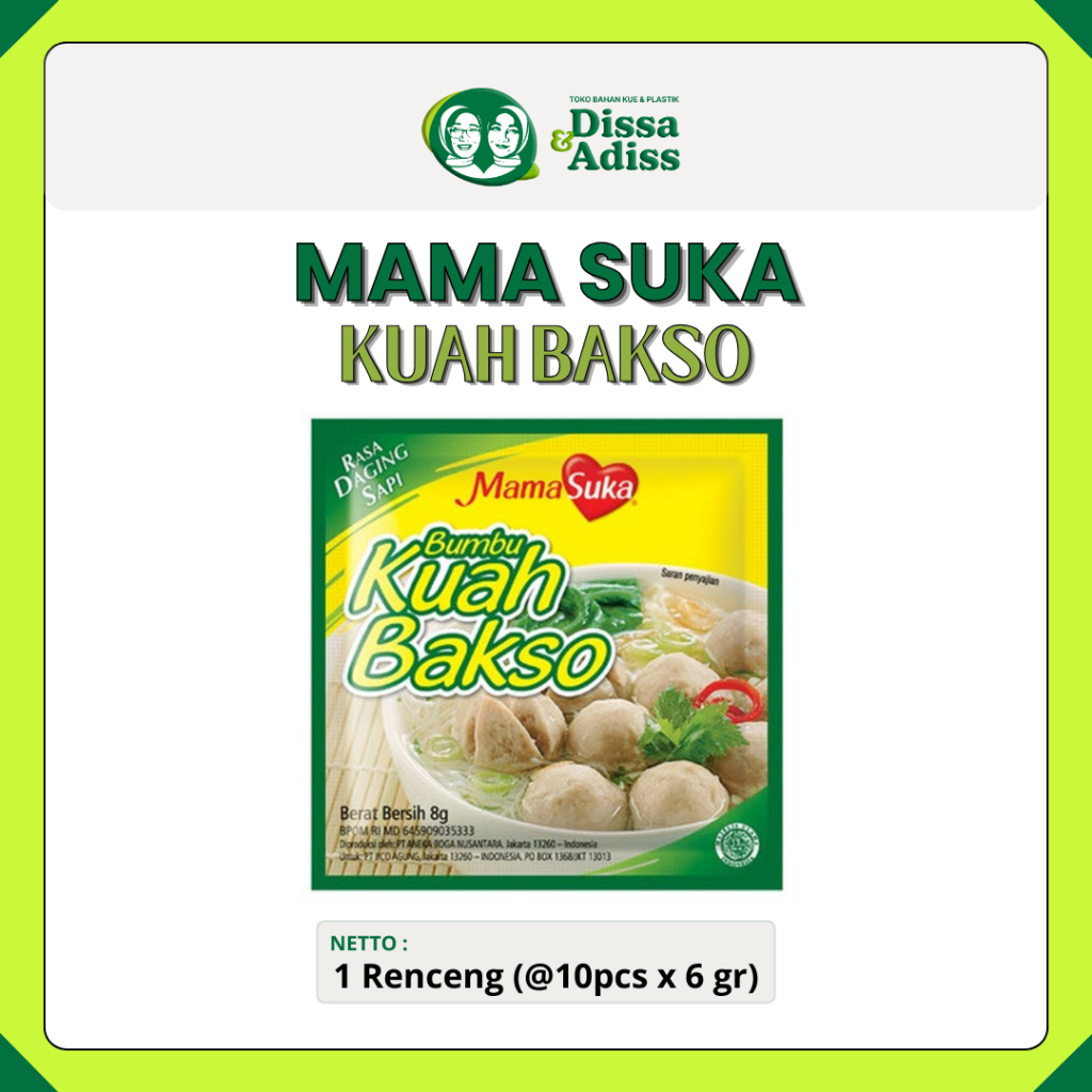 

Bumbu Kuah Bakso Mama Suka 8 Gram - Bumbu Instan Masak