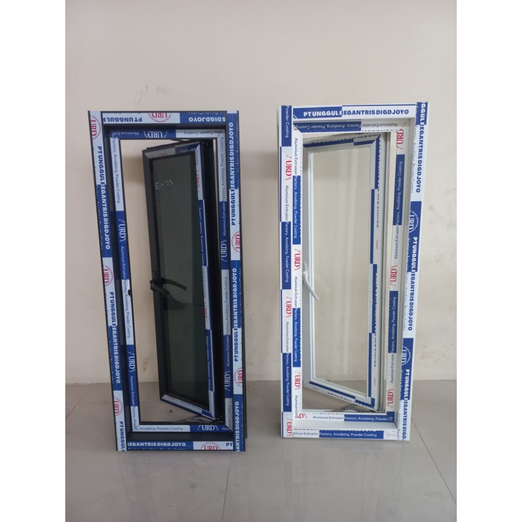 Jendela Alumunium Casement Ukuran 100x40cm