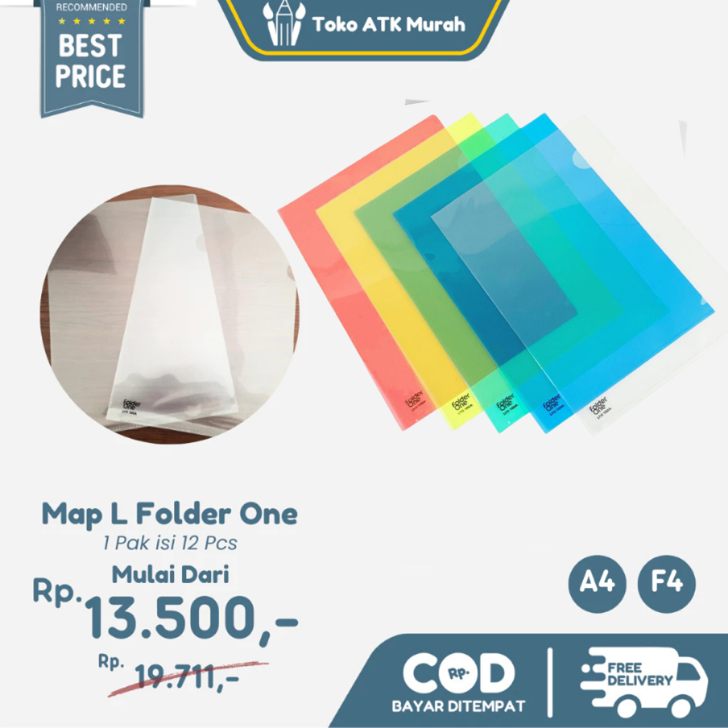 

Map L Clear Folder Folder One A4 / F4