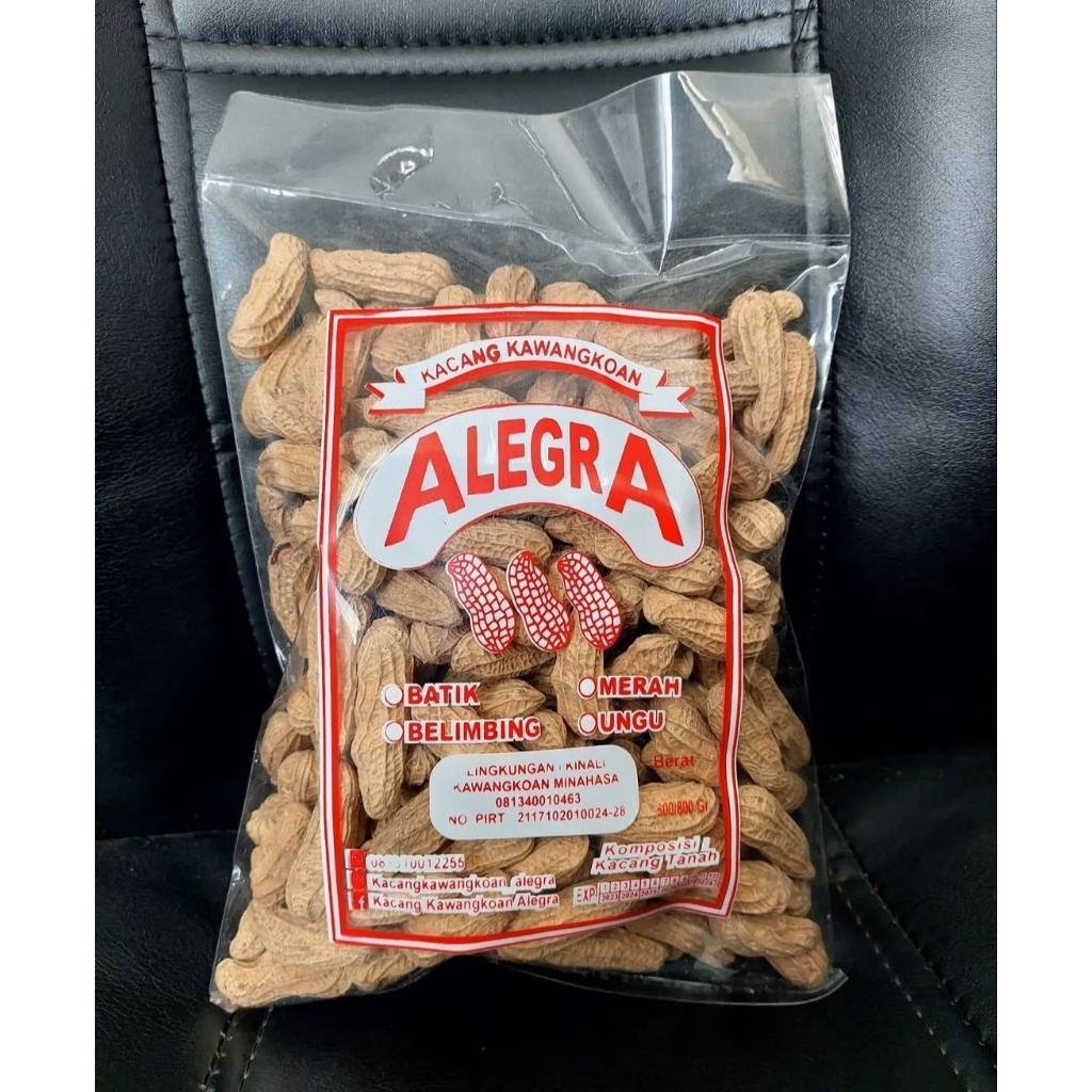 

Kacang Kawangkoan Alegra Batik 400 grm