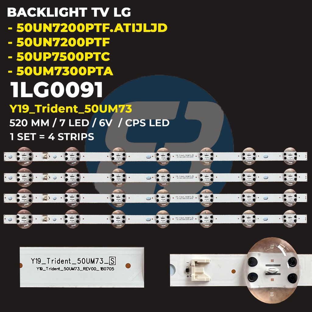Backlight TV LG 50 Inch 50UM7300PTA 50UN7200PTF 50UN7300PTC 50UN7200PTF.ATIJLJD 50UP7500PTC