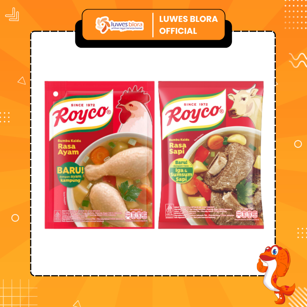 

Royco Bumbu Kaldu Rasa Ayam & Rasa Sapi 94g