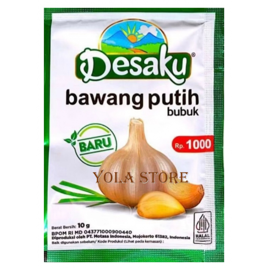 

DESAKU BAWANG PUTIH BUBUK 1 PCS