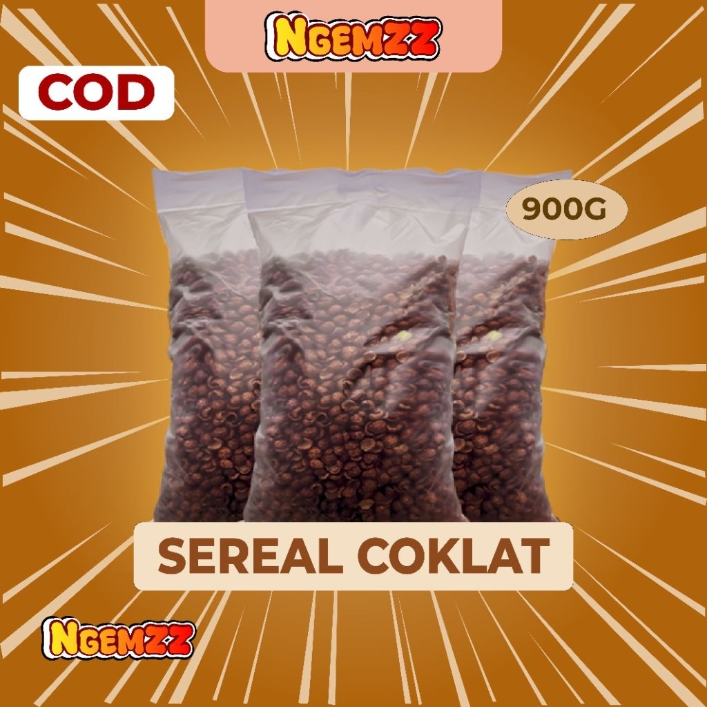 

[COD] Ngemzz Snack Sereal Coklat Manis Jumbo 900g