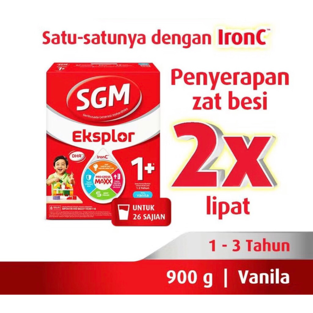 

Sgm 1+ Rasa Vanila 900 Gr