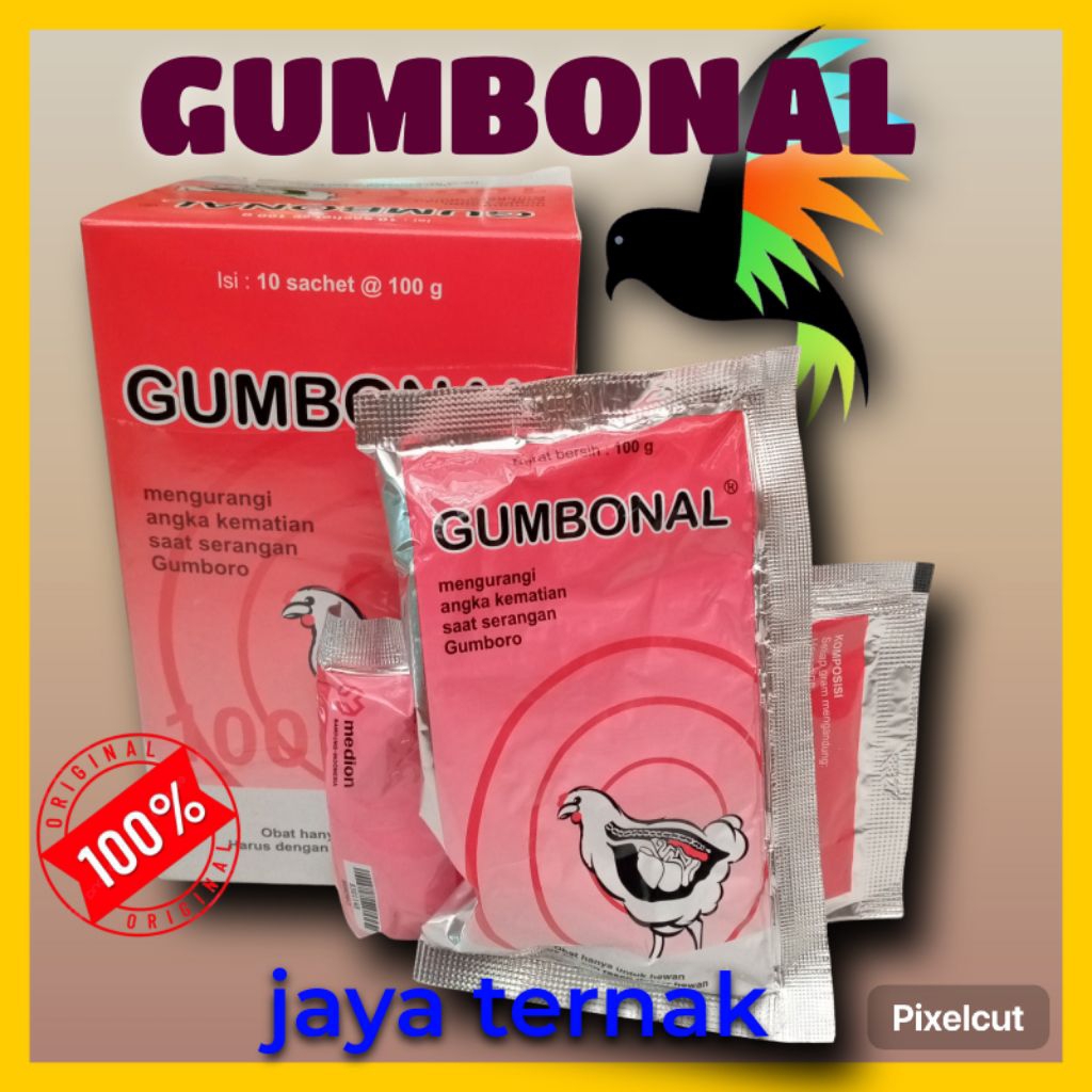 GUMBONAL 100 GRAM MEDION - Obat Gumboro Unggas - Obat Ayam Gumboro