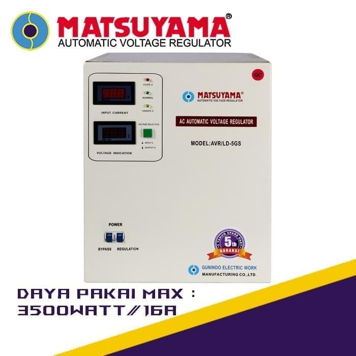 Stabilizer Listrik Stavolt MATSUYAMA AVR 5GS 5000 Watt