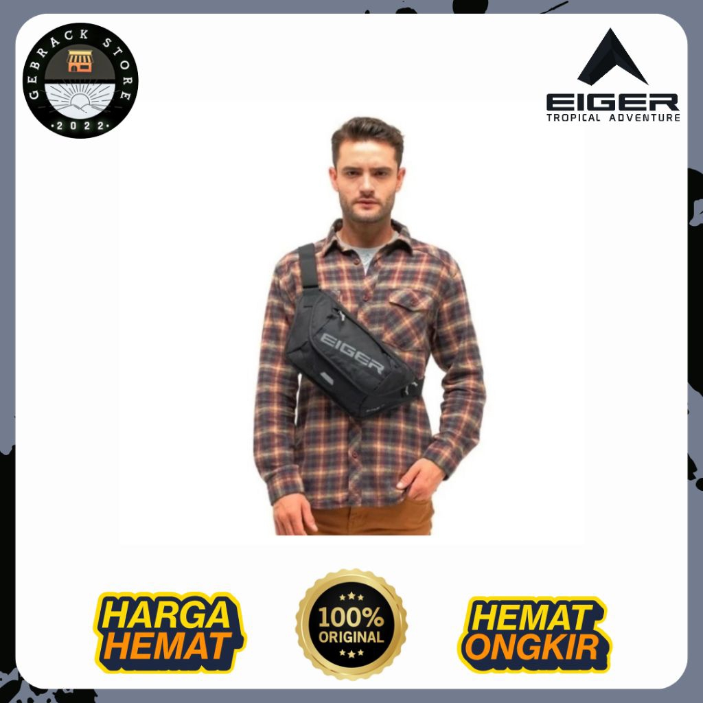 SLING BAG EIGER1989 ALPINE W CROSS | TAS SELEMPANG PRIA