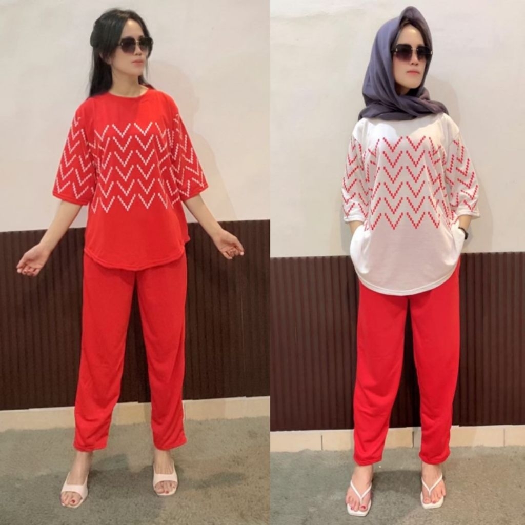 Setelan merah putih dirgahayu