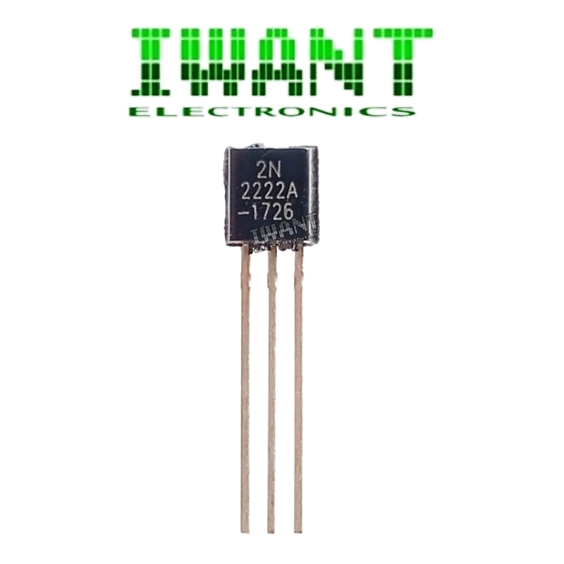 2N2222 TO-92 TRANSISTOR 2N2222 2N 2222 TR NPN 75V 800mA 500mW 2N2222A