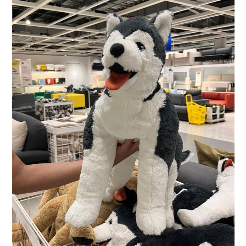 LIVLIG Boneka anjing siberian husky
