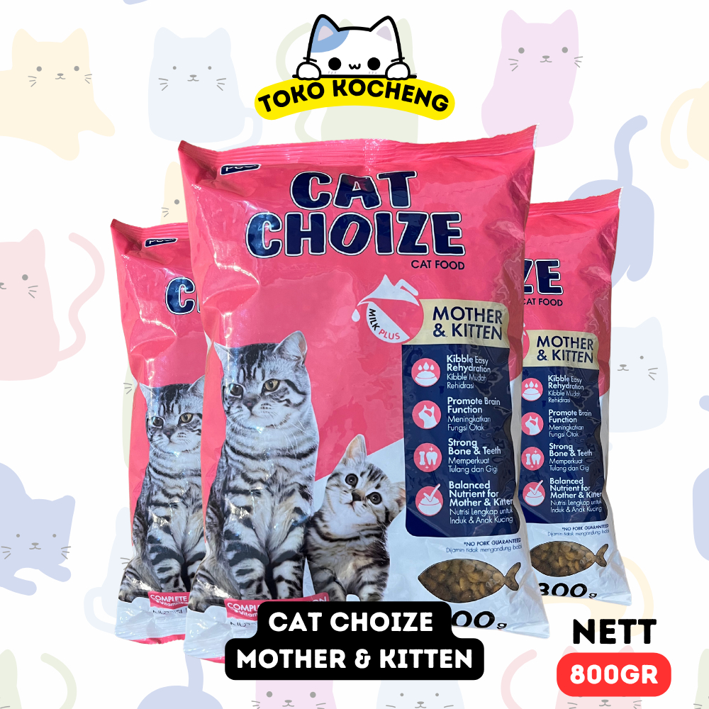 Cat Choize Mother Kitten / Cat Choize Kitten - Cat Choize Cat Food Mother & Kitten 800GR