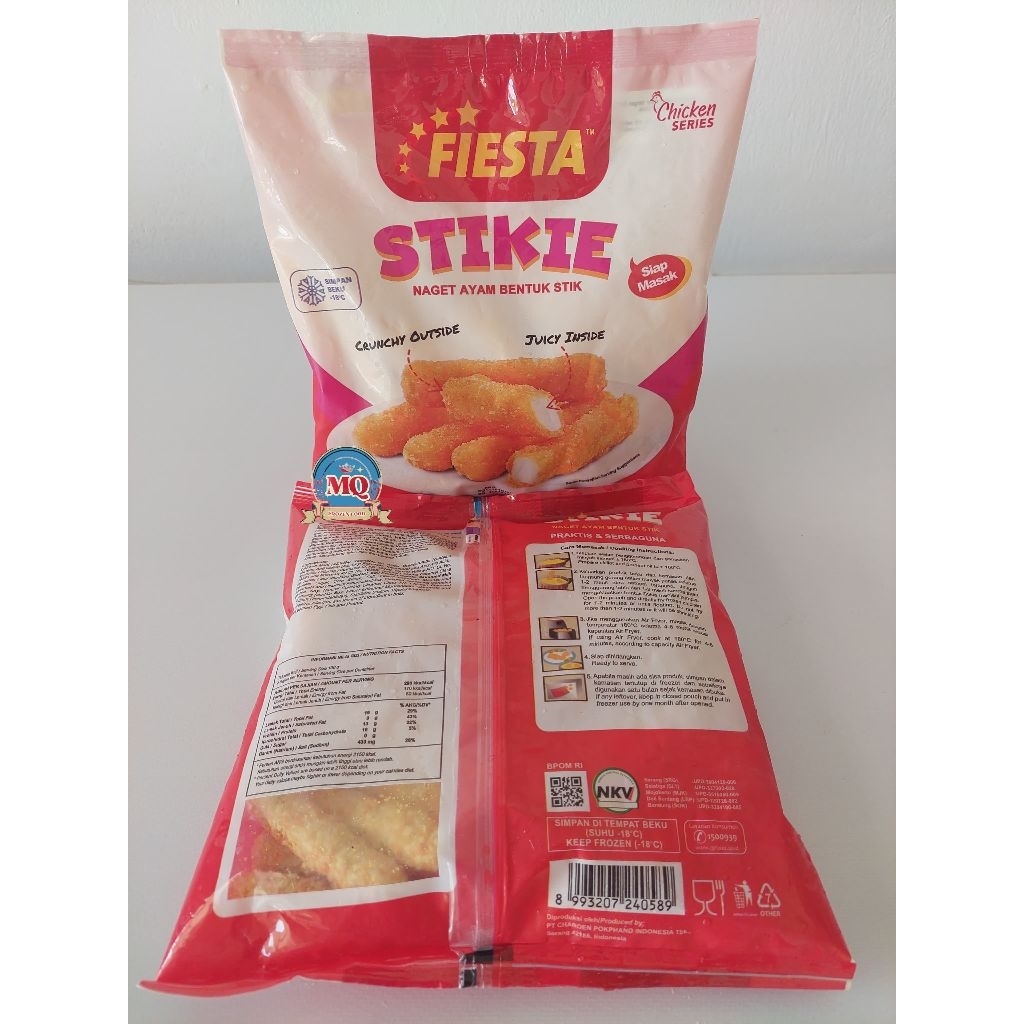 

Fiesta nugget stick 400g bentuk Stick