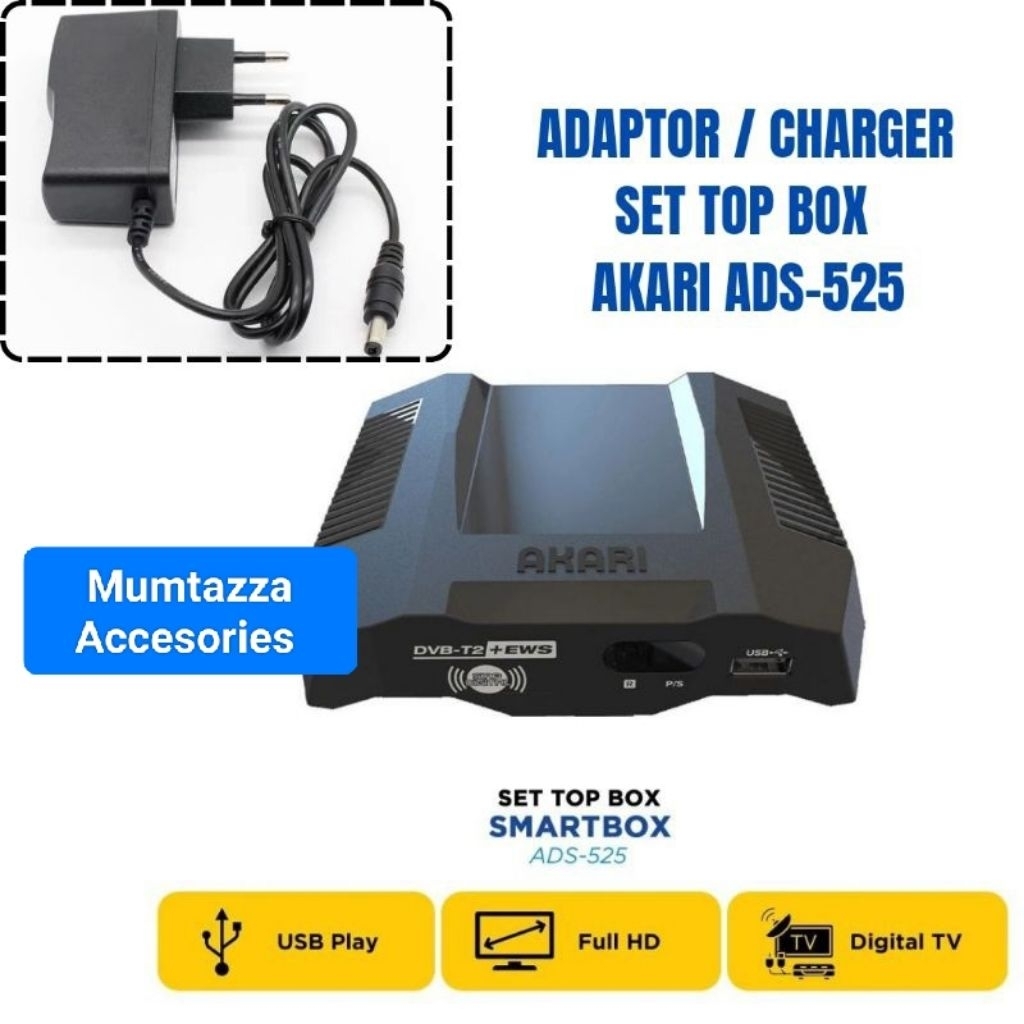 ADAPTOR POWER STB AKARI 5V 2AMPERE