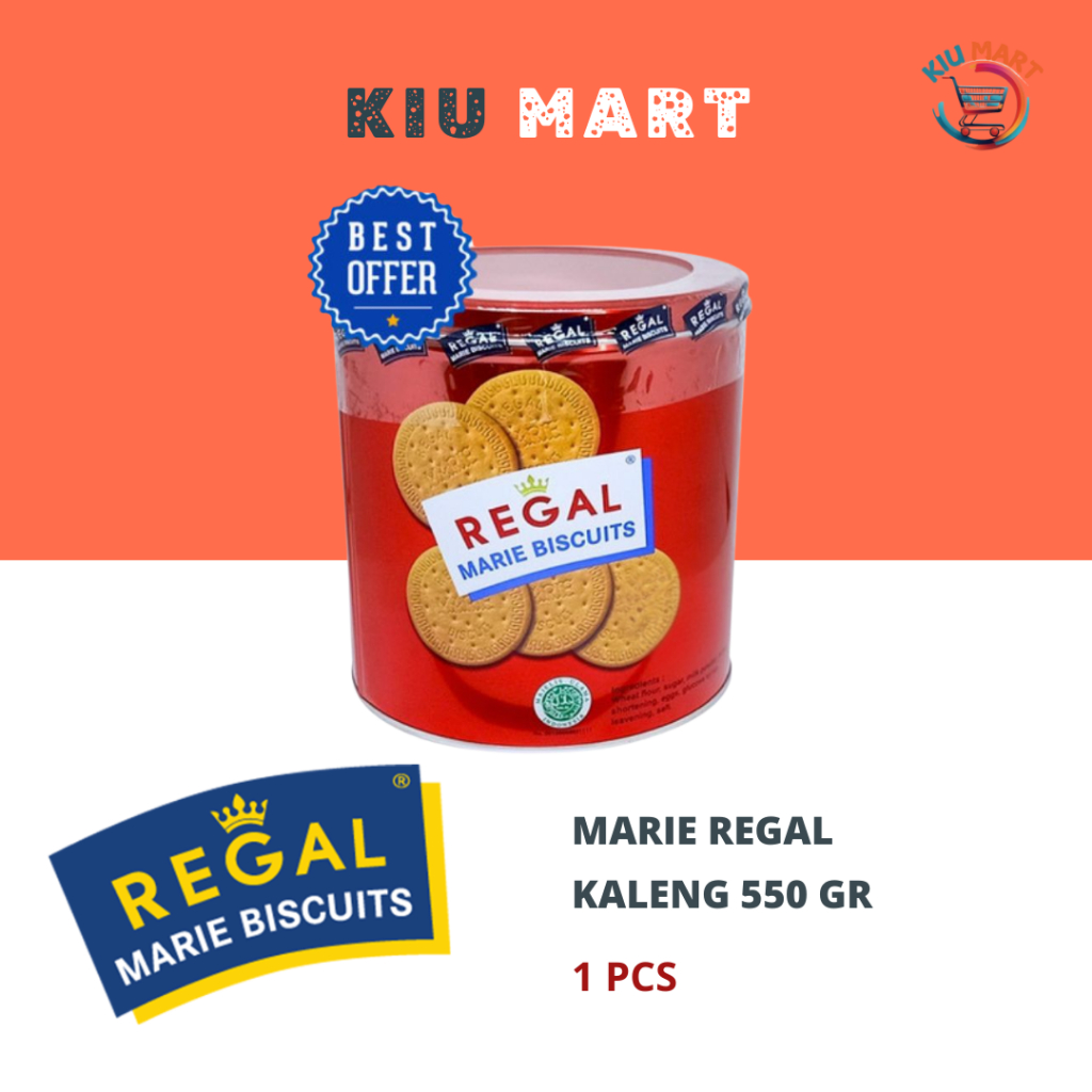 

Regal marie Biscuit Kaleng 550gr