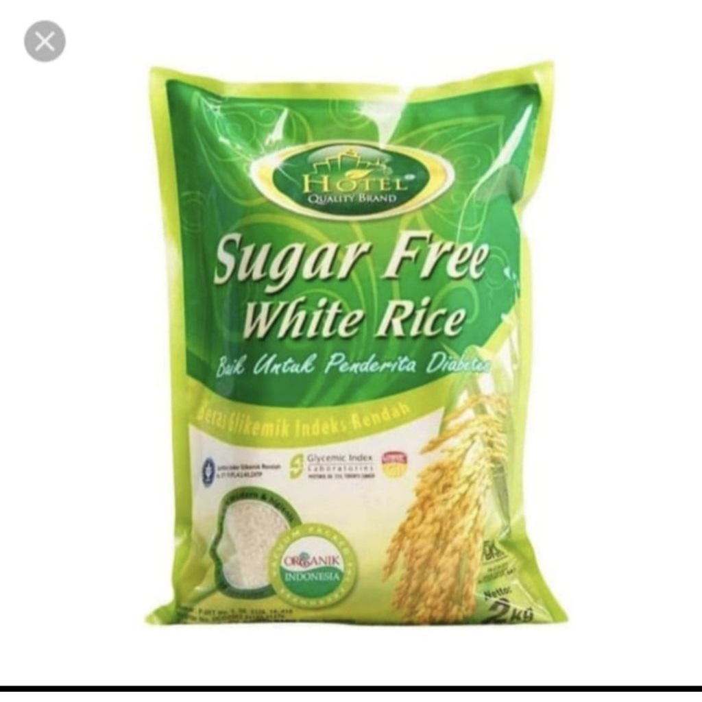 

Beras sugar free white rice 2 kg