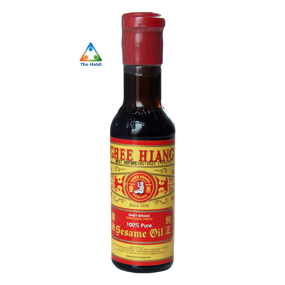 

(The Habit) Ghee Hiang 100% Pure Sesame Oil 155ml