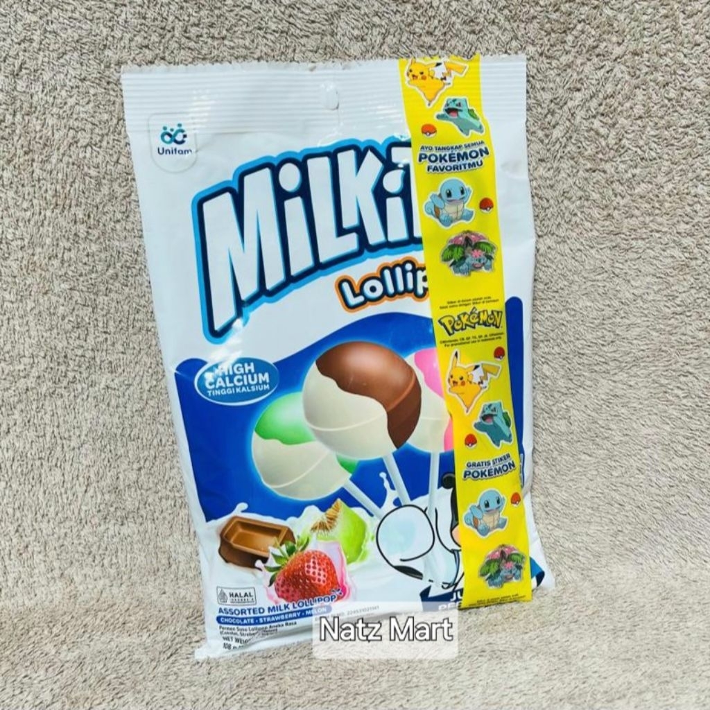 

MILKITA Lollipop 1 Pack 108 gr ( 12 pcs × 9 gr)