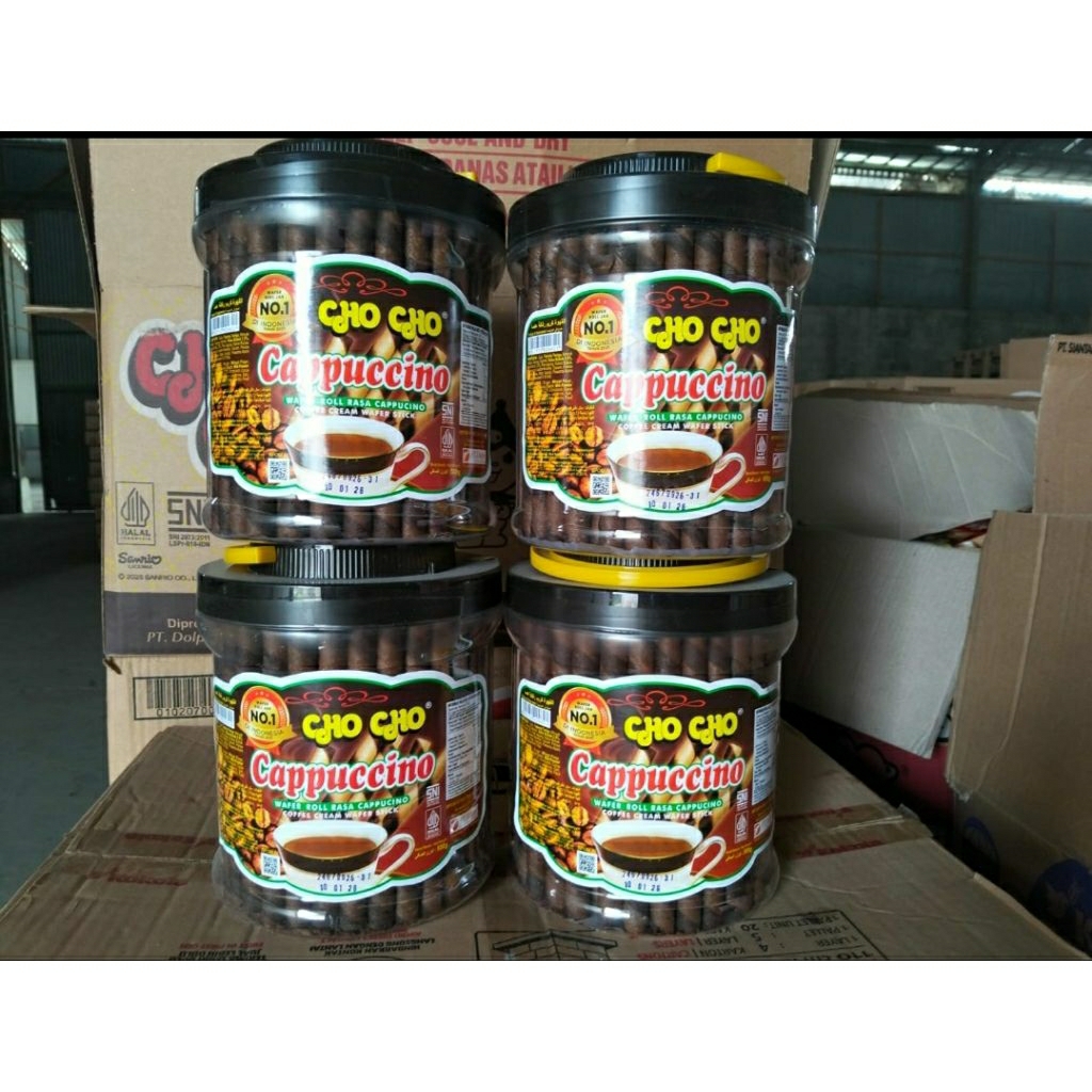 

chocho cappuccino wafer roll 400gr